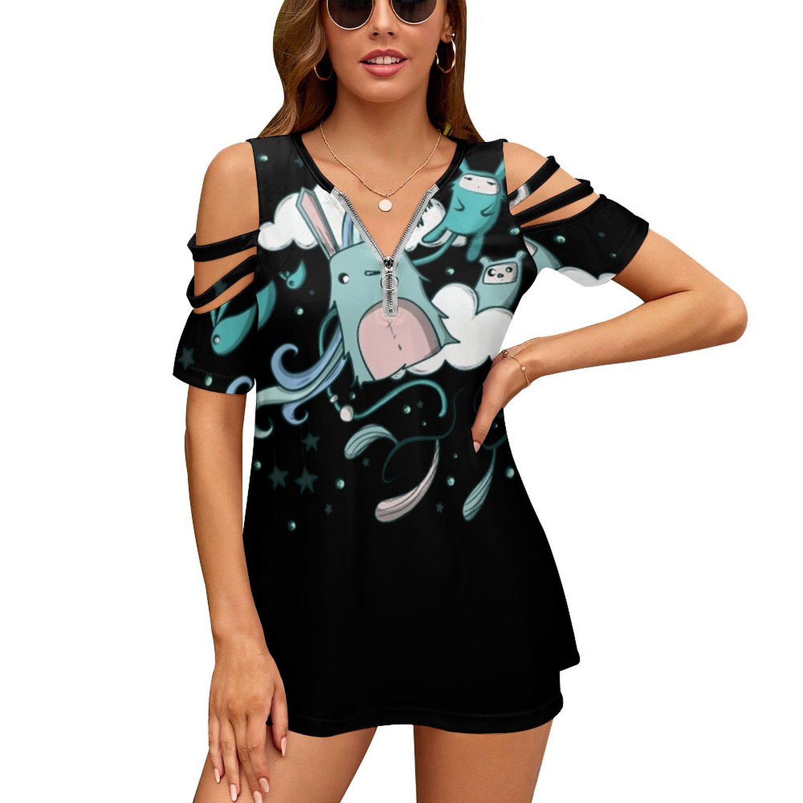 Women Fashion Vector - Little Dreams Damski zamek błyskawiczny Różne