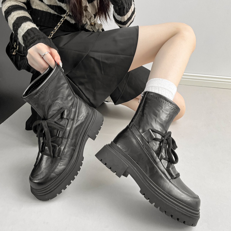 Women'S Fashion Riding Boots - Damskie botki casualowe, modne, nowe, oddychające,