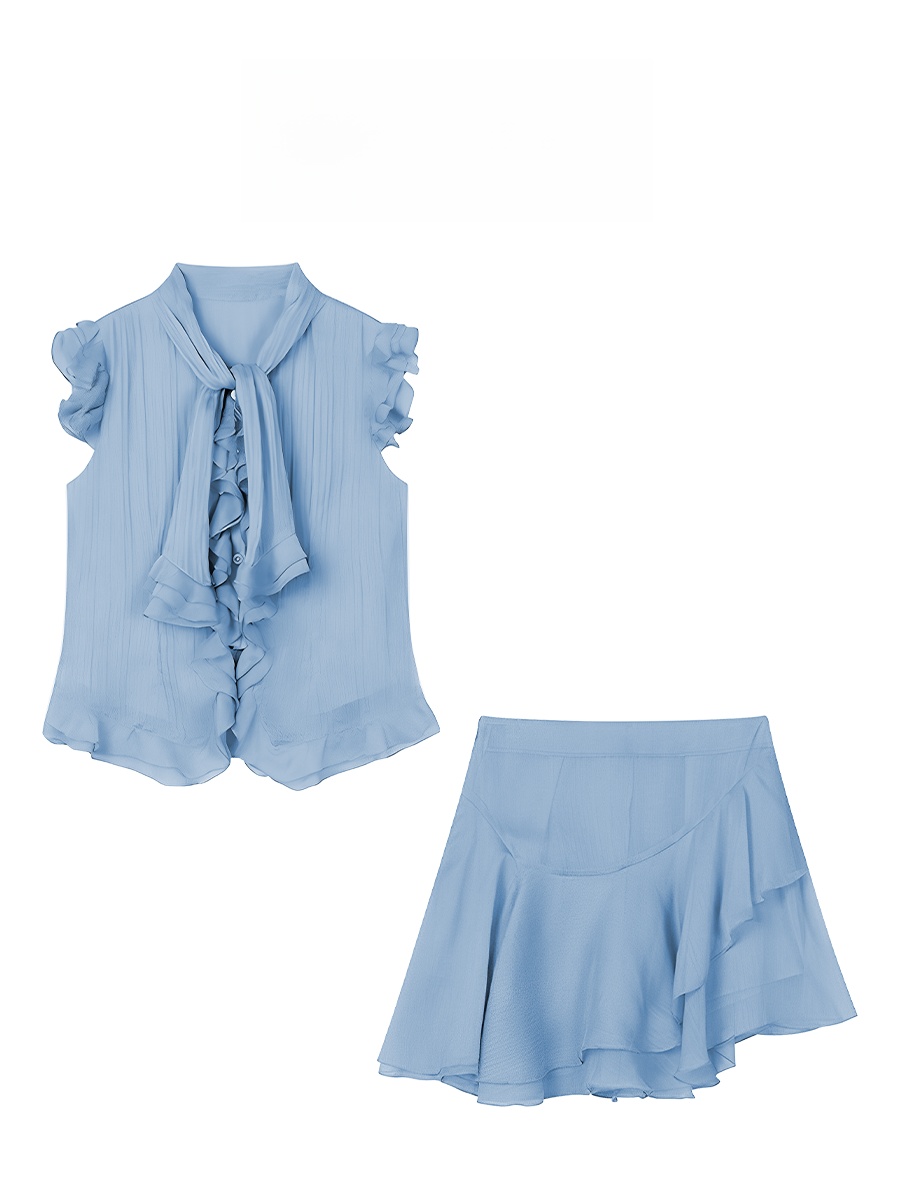Women'S Young Fashion - Parkyeon Modny Zestaw Krótkiej Spódniczki z