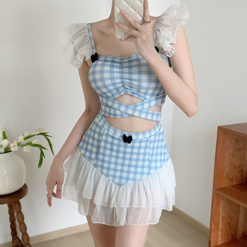 Women'S Fashion - Damski wyszczuplający strój kąpielowy typu halter,