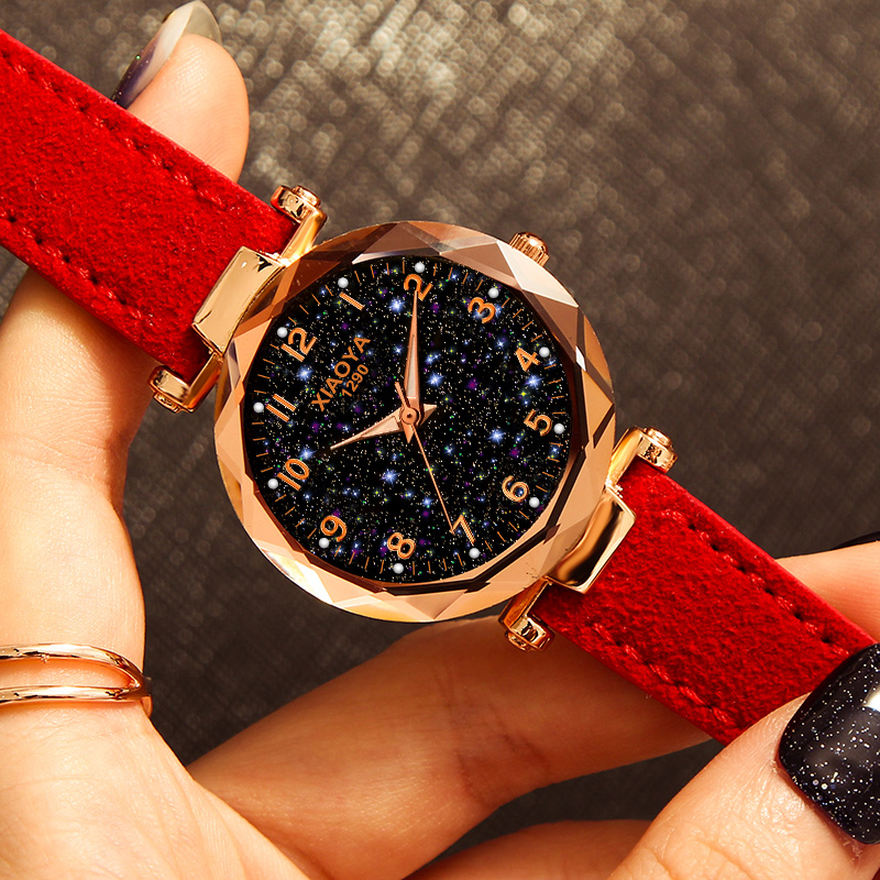Women'S Fashion Digital Watch - Xiaoya zegarki damskie osobowość romantyczne zegarki