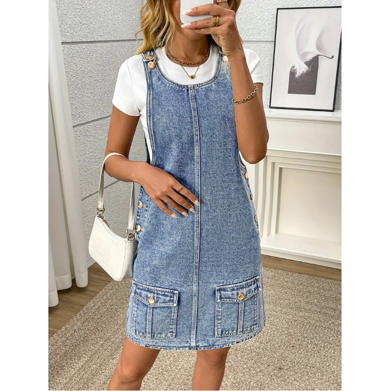 Women'S Fashion Overalls - Letnia sukienka damska w stylu Y2K,