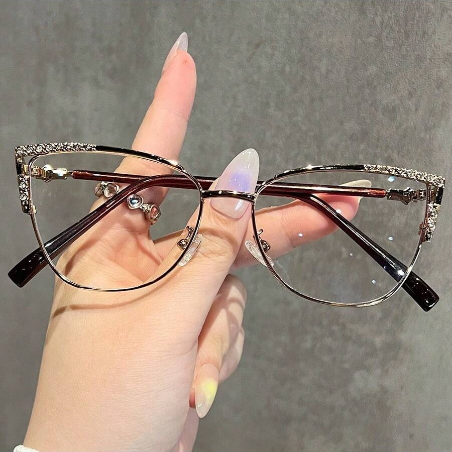 Women'S Fashion Glasses Non Prescription - 1 szt. Damskie modne okulary bez