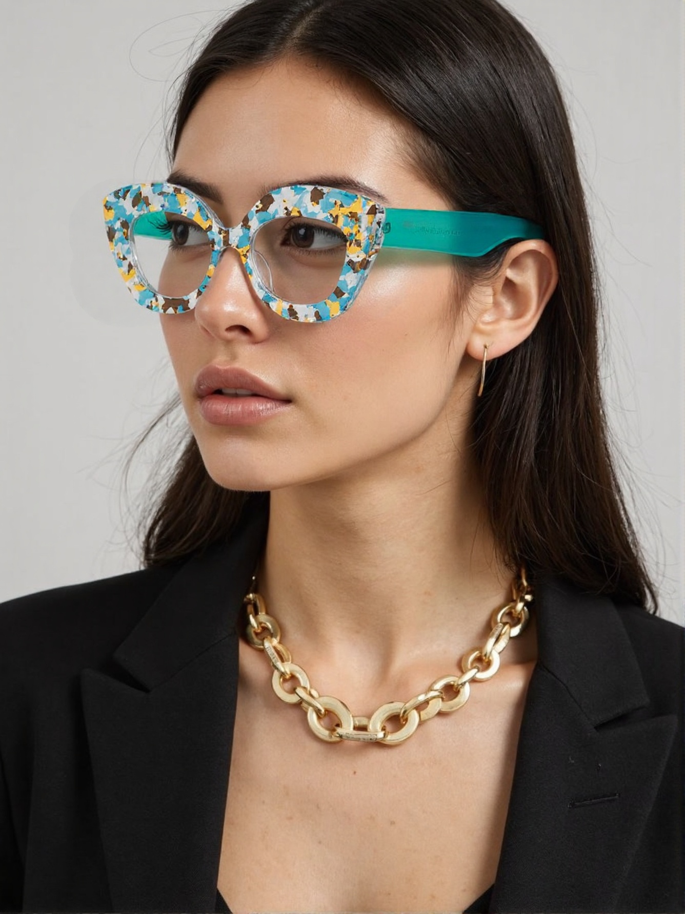 Women'S Fashion Glasses Non Prescription - Duże okulary damskie w stylu kociego