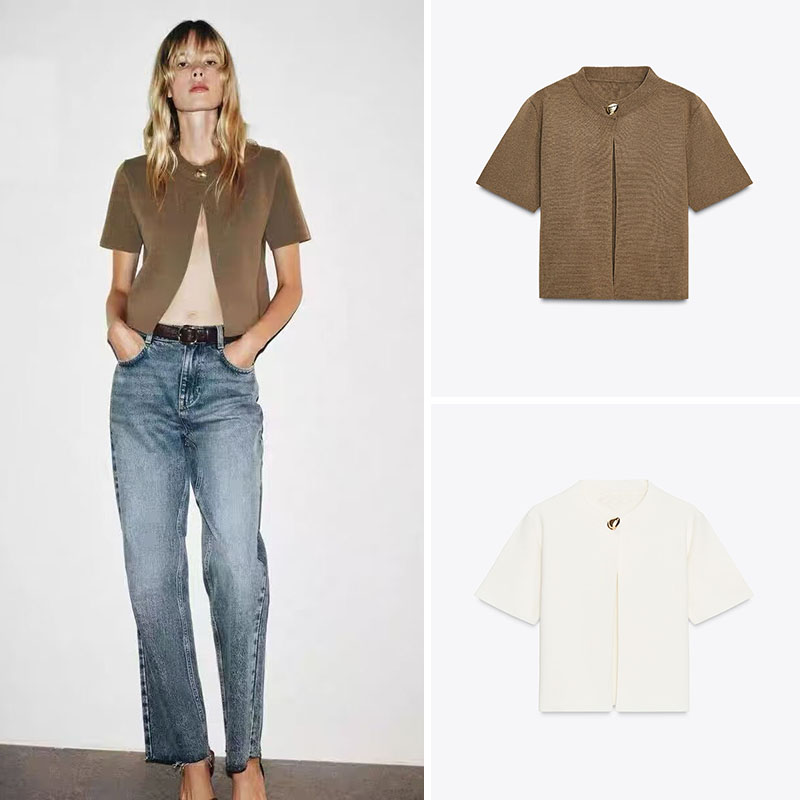 Women'S Young Fashion - Nowa zimowa damska dzianinowa kurtka z