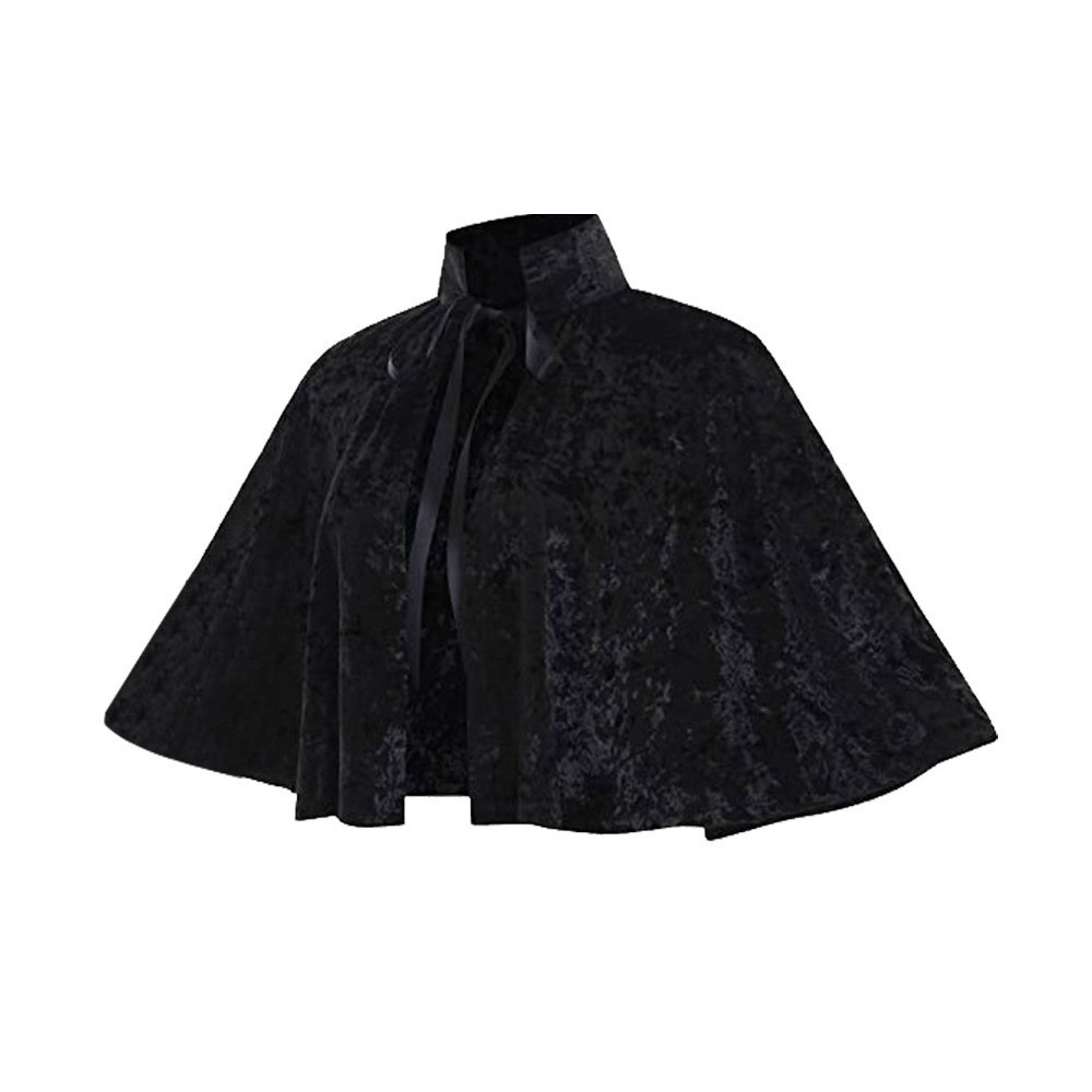 Women'S Fashion Essentials - Nowa, aksamitna peleryna w stylu vintage