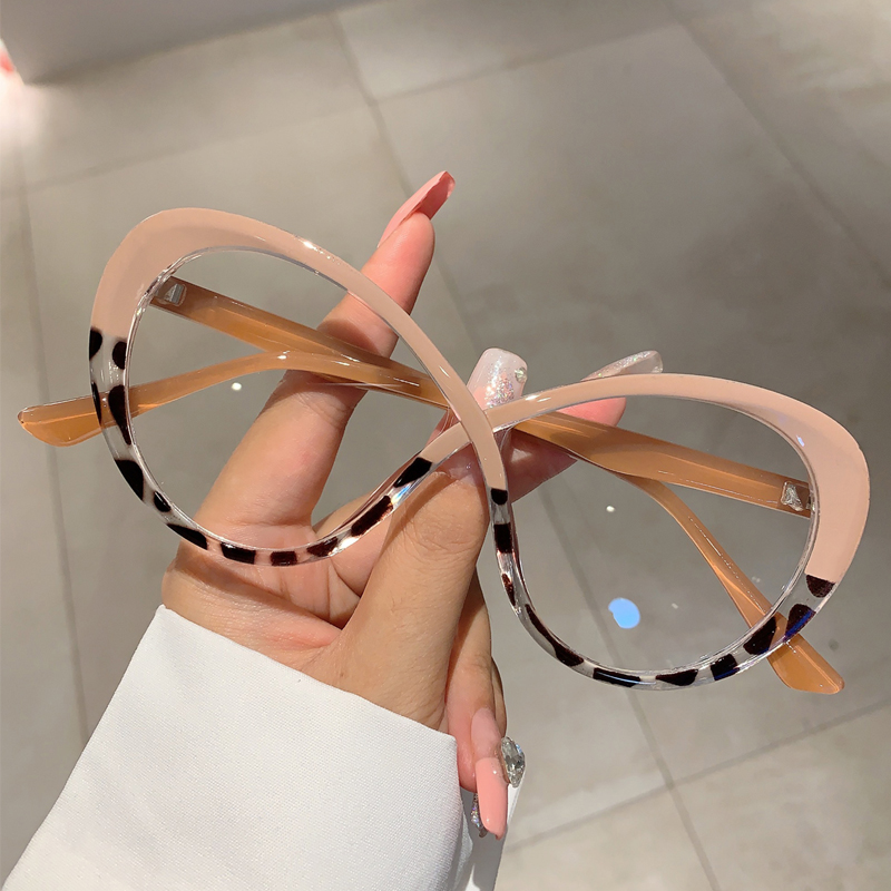 Women'S Fashion Glasses Non Prescription - KAMMPT ponadgabarytowe owalne oprawki do okularów