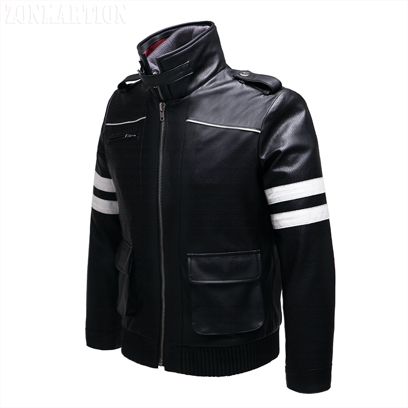 Women'S Fashion Leather Jacket - Wysokiej jakości nowy prototyp Alex Mercer