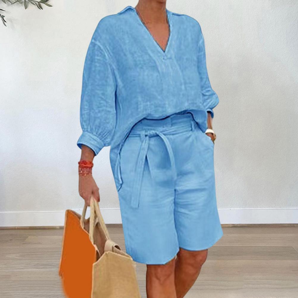 Women'S Fashion Overalls - Damski dwuczęściowy zestaw z bawełny i