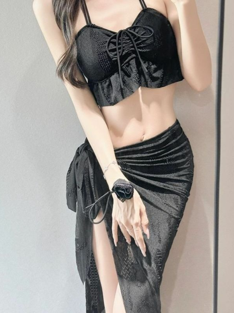 Women'S Fashion - Damski dwuczęściowy strój kąpielowy w kwiaty,