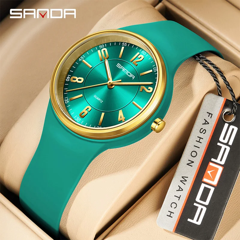 Women'S Fashion Digital Watch - Zegarek damski SANDA, modny, kwarcowy, prosty,