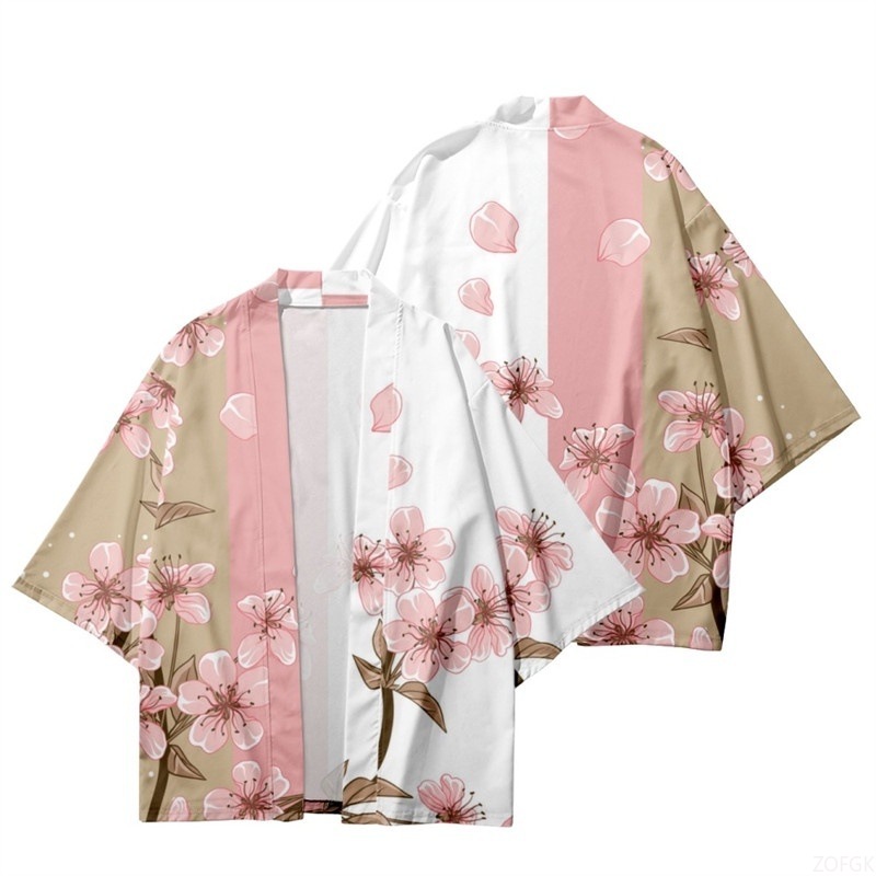 Women'S Fashion Essentials - Letnie damskie kimono z kwiatowym nadrukiem,