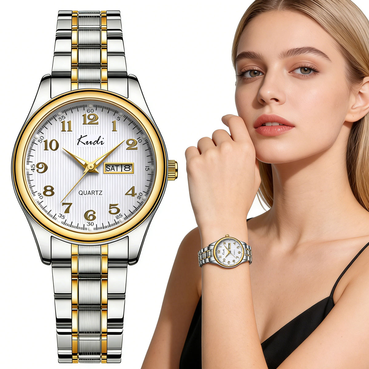 Women'S Fashion Digital Watch - Modny zegarek damski do pracy, pasek
