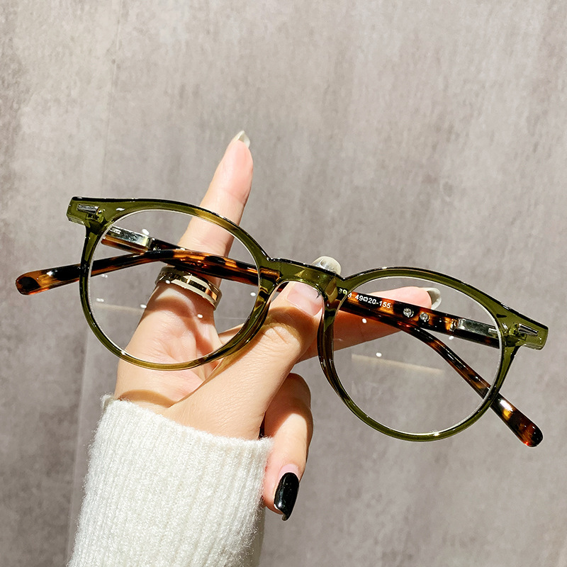 Women'S Fashion Glasses Non Prescription - Retro Ultralekkie Okulary Blokujące Niebieskie Światło