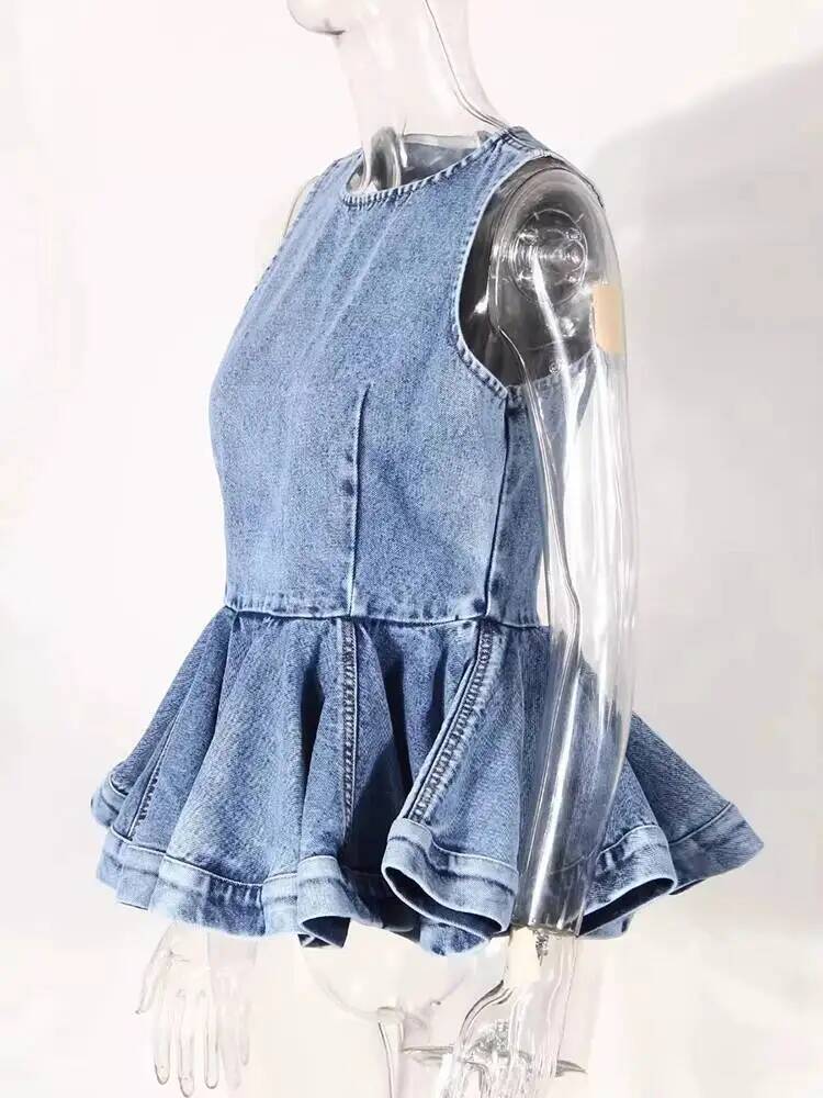 Komplet dwuczęściowy: niebiesk – Women'S Fashion Overalls recenzja i cena