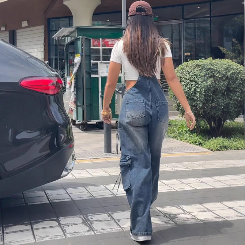 Modne damskie dżinsowe ogrodni – Women'S Fashion Overalls recenzja i cena