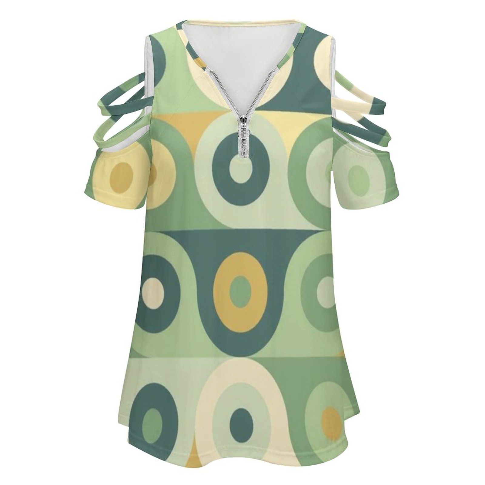 Groovy 70's Pattern Women Zipp – Women'S Fashion In The 60S recenzja i cena