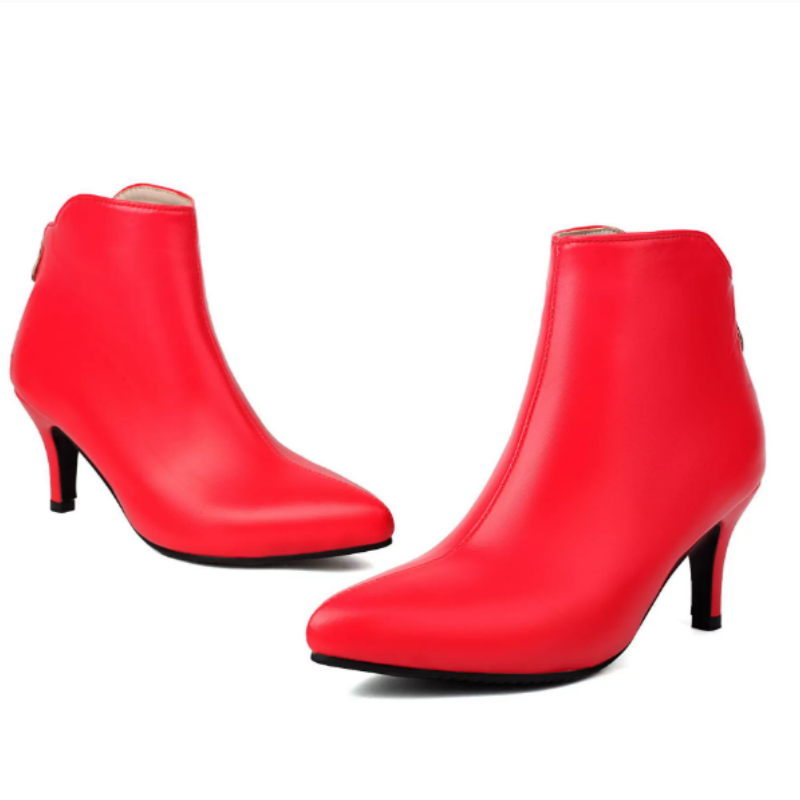 Damskie botki na cienkim obcas – Women'S Fashion Riding Boots recenzja i cena