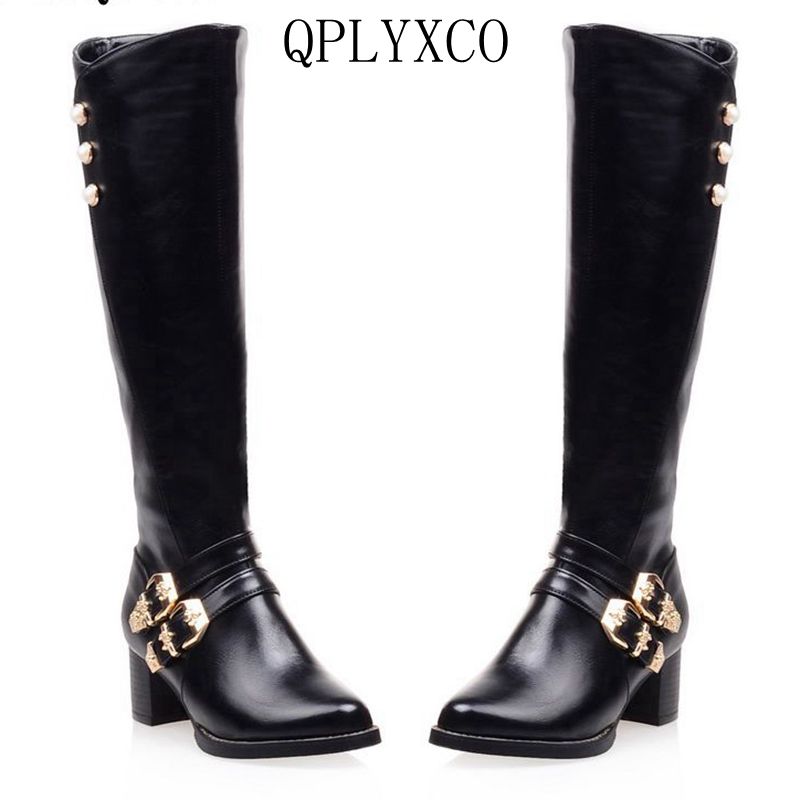 QPLYXCO 2018 moda Super mały i – Women'S Fashion Riding Boots recenzja i cena