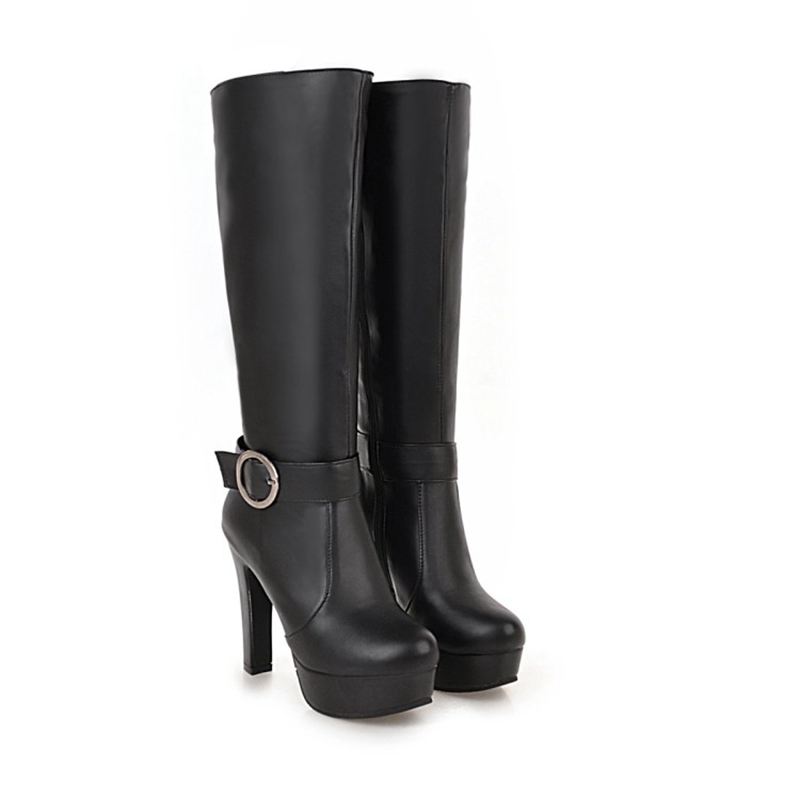 Botki za kolano damskie modne  – Women'S Fashion Riding Boots recenzja i cena