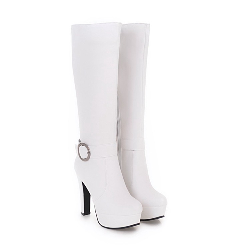 Botki za kolano damskie modne  – Women'S Fashion Riding Boots recenzja i cena