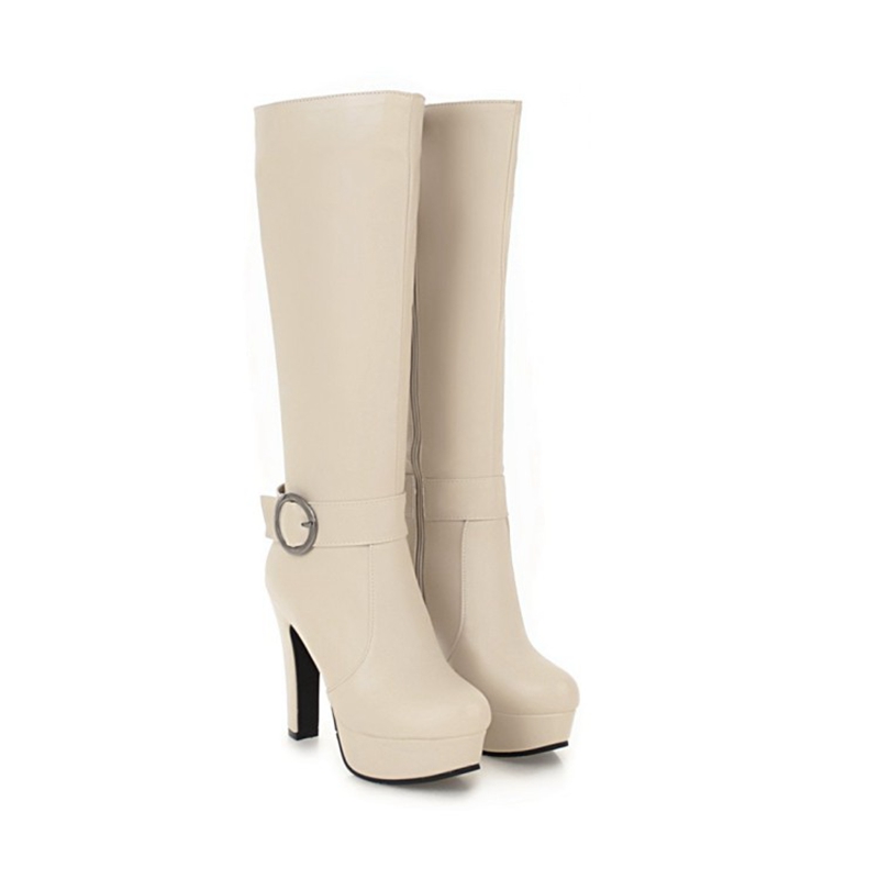 Botki za kolano damskie modne  – Women'S Fashion Riding Boots recenzja i cena