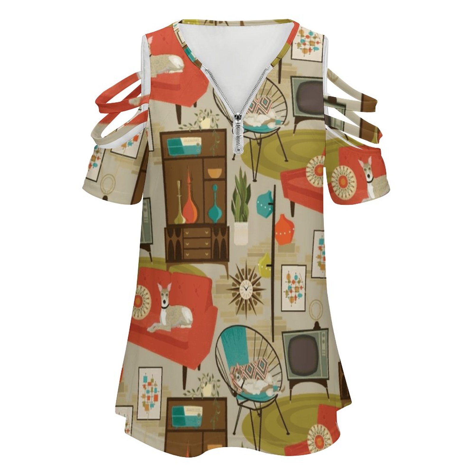 Rec Room Madness T-Shirt damsk – Women'S Fashion In The 1960S recenzja i cena