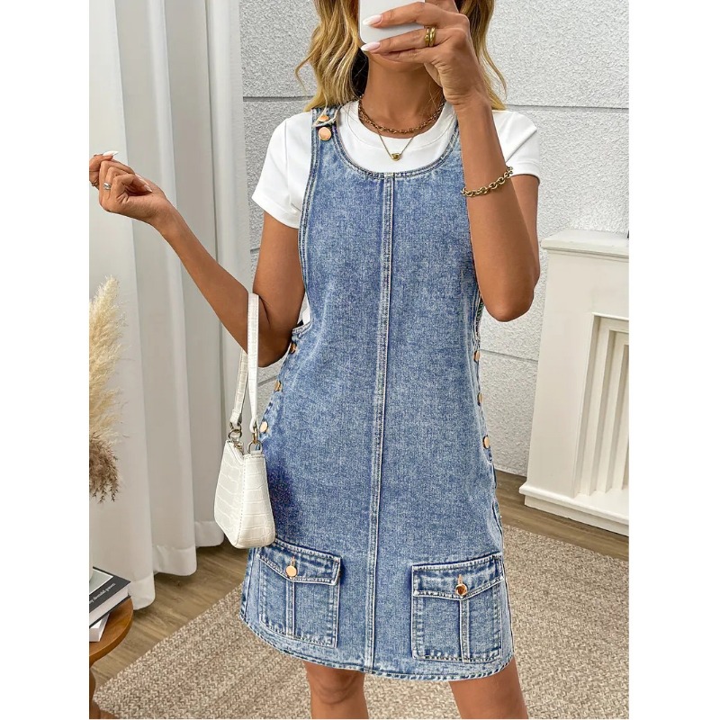 Letnia sukienka ogrodniczka z  – Women'S Fashion Overalls recenzja i cena