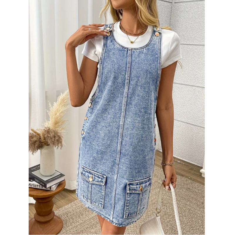 Letnia sukienka ogrodniczka z  – Women'S Fashion Overalls recenzja i cena