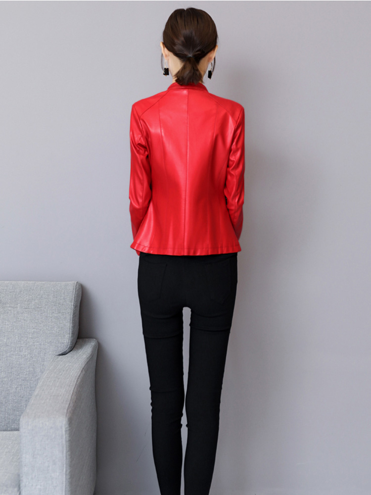 Nowa Kobiety Kurtka skórzana J – Women'S Fashion Leather Jacket recenzja i cena
