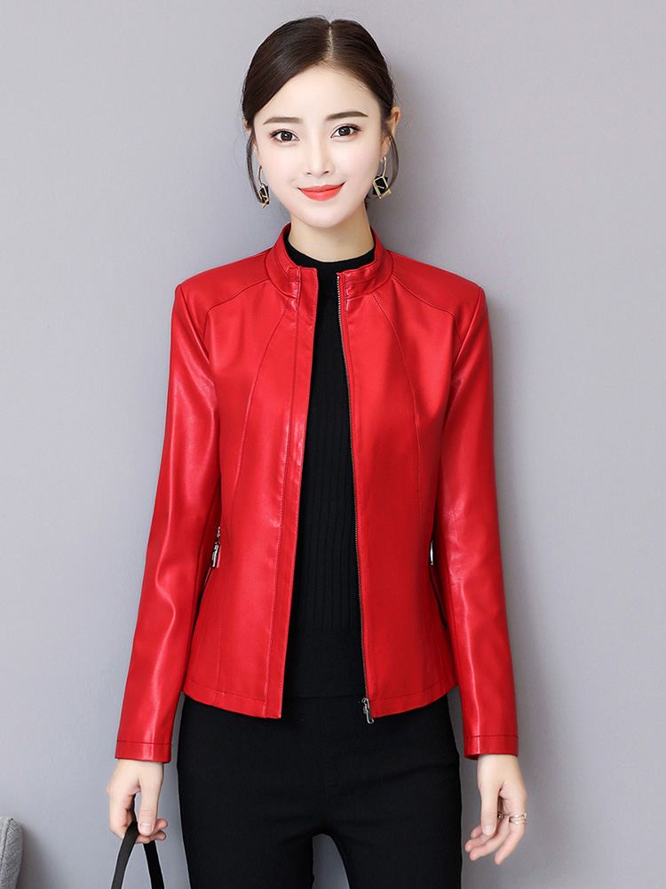 Nowa Kobiety Kurtka skórzana J – Women'S Fashion Leather Jacket recenzja i cena