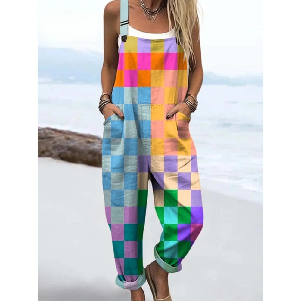 Damskie kombinezony w blokach  – Women'S Fashion Overalls recenzja i cena