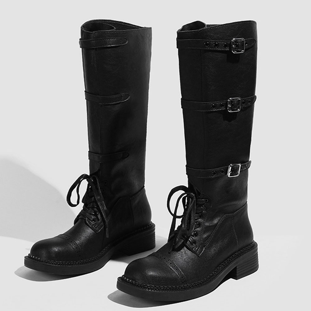 Damskie kozaki za kolano w sty – Women'S Fashion Riding Boots recenzja i cena