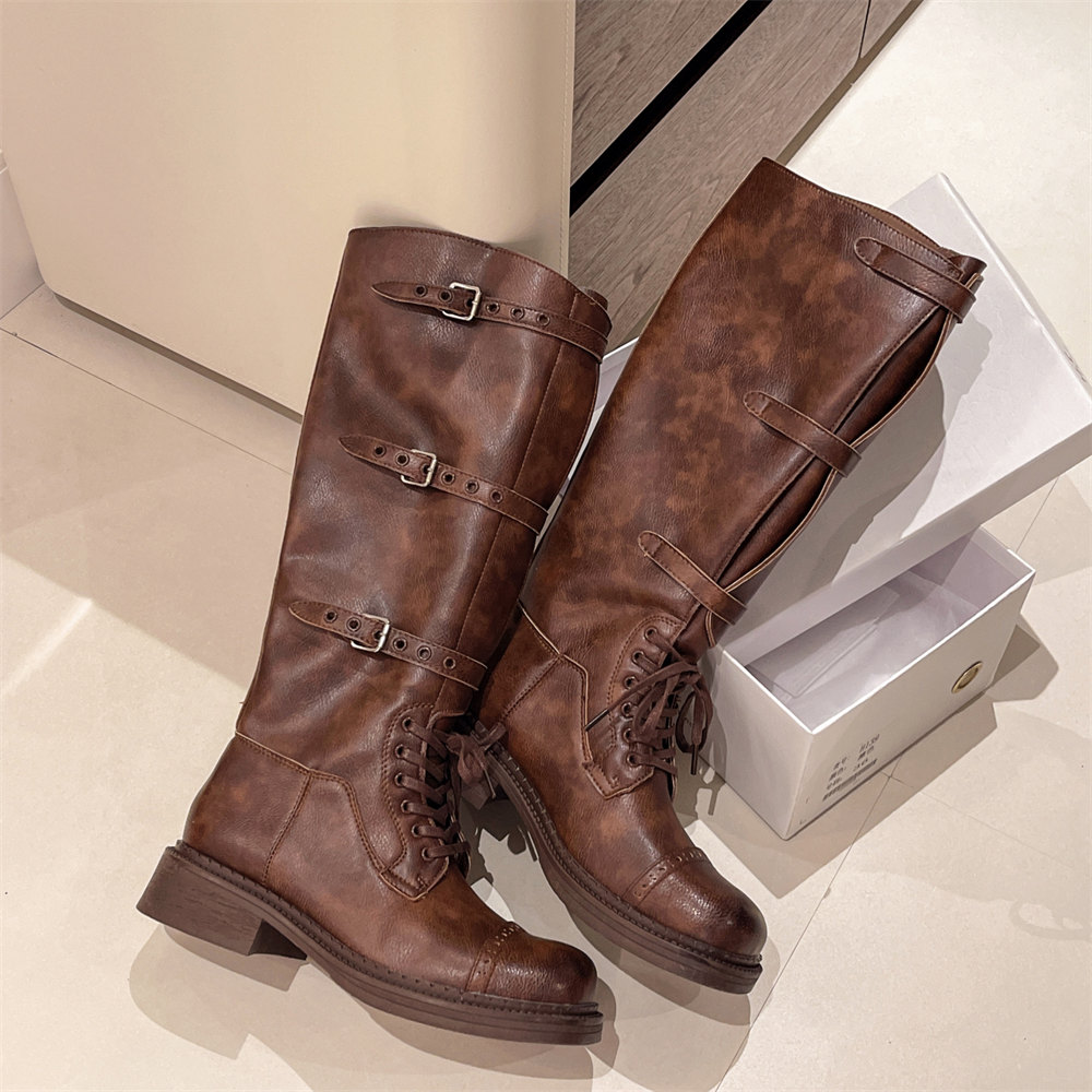 Damskie kozaki za kolano w sty – Women'S Fashion Riding Boots recenzja i cena