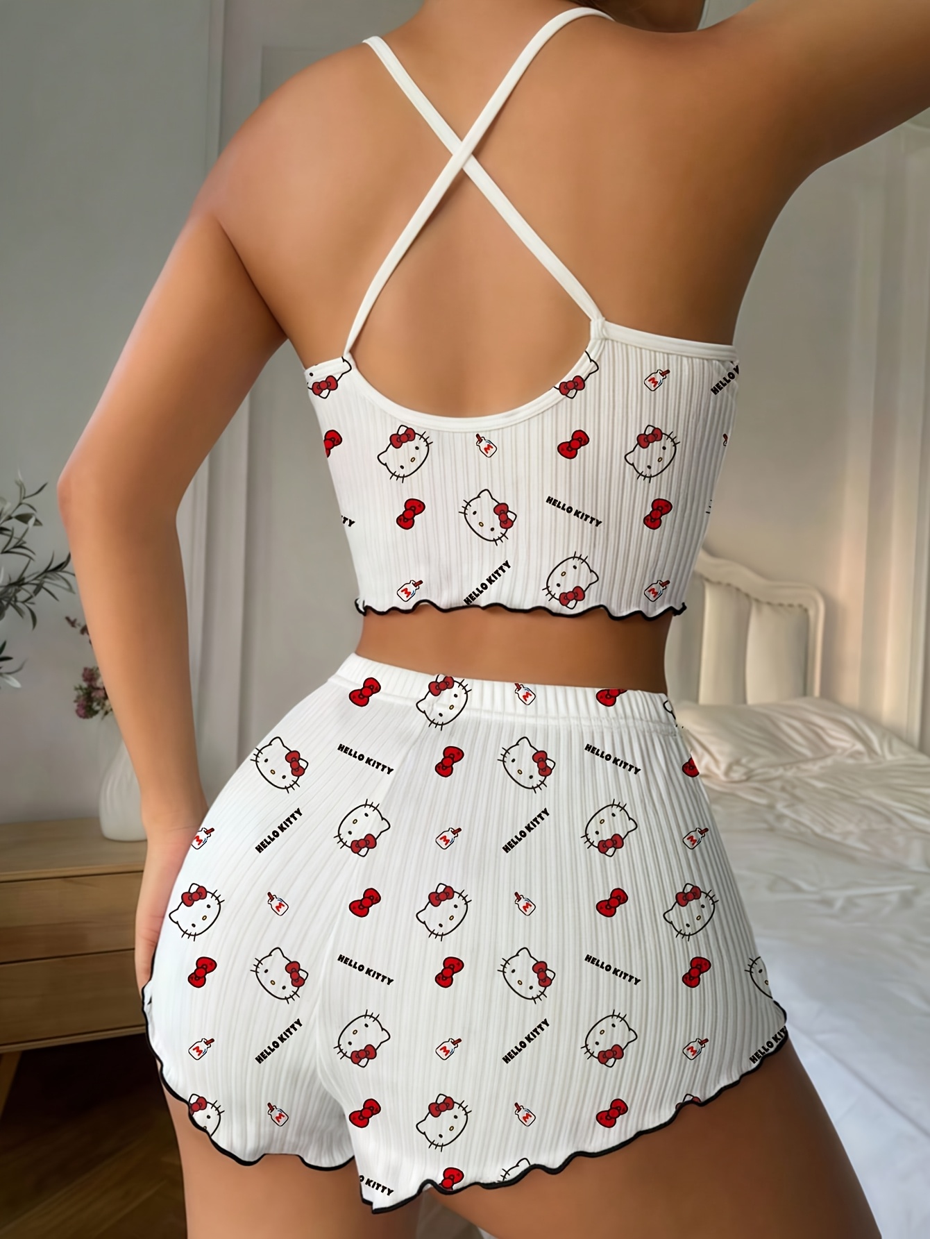 Sanrio Hello Kitty Komplet Piż – Women'S Fashion recenzja i cena