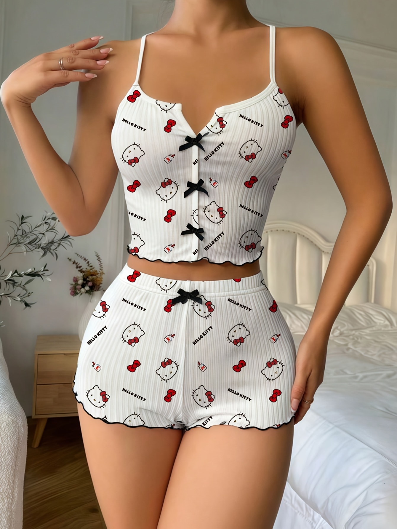 Sanrio Hello Kitty Komplet Piż – Women'S Fashion recenzja i cena