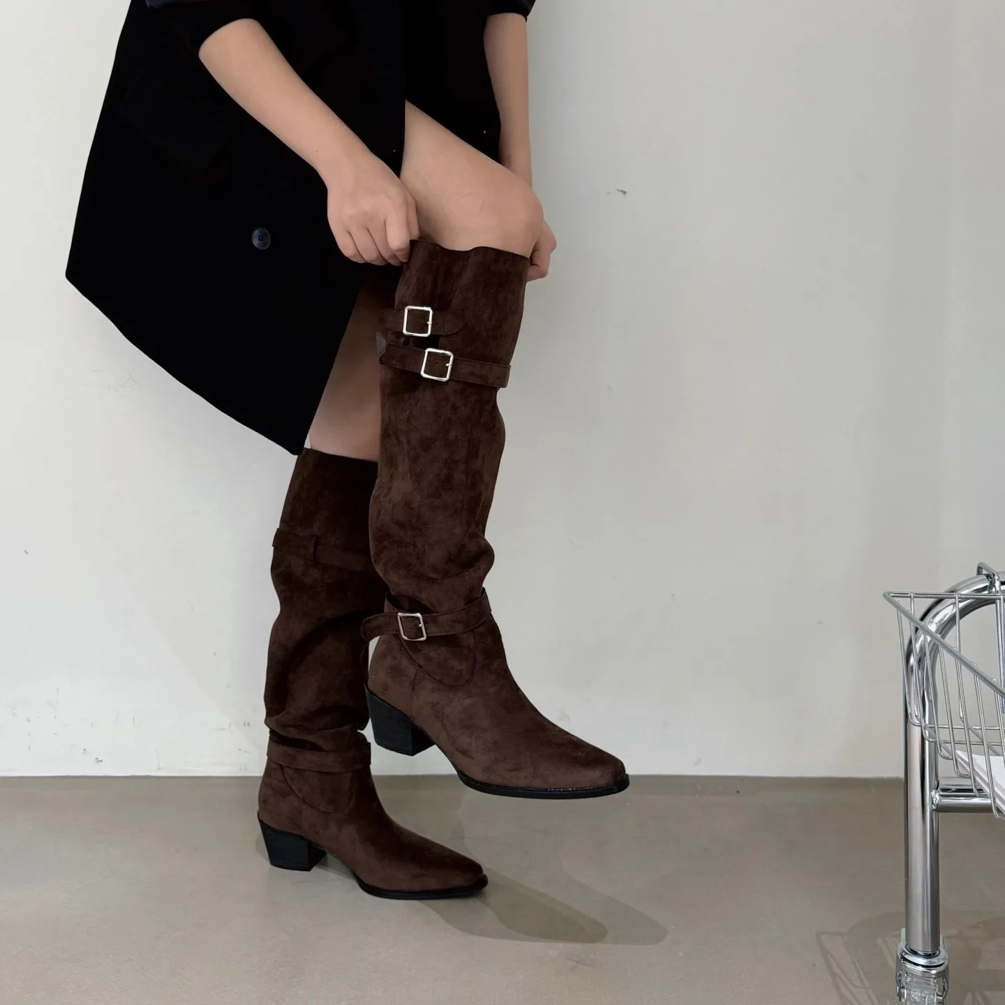 Botki damskie zamszowe w stylu – Women'S Fashion Trousers recenzja i cena
