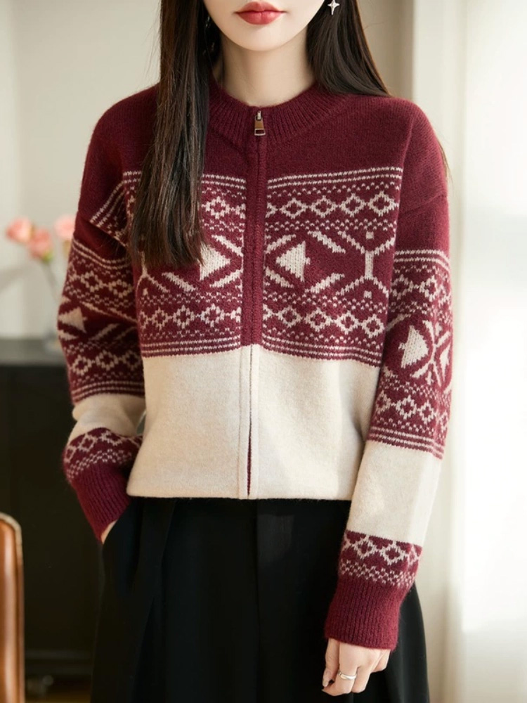 Kardigan w stylu vintage z żak – Women'S Fashion Gilet recenzja i cena