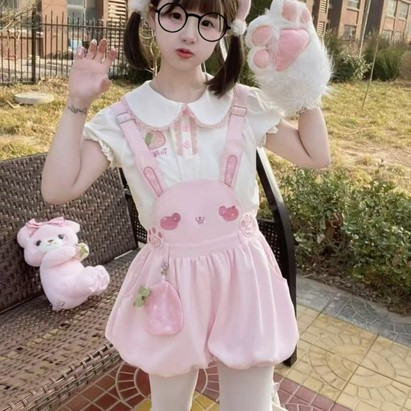 Japoński Kawaii śliczne spoden – Women'S Fashion Overalls recenzja i cena