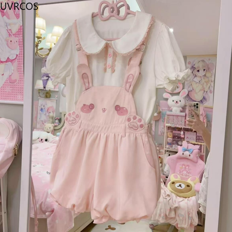 Japoński Kawaii śliczne spoden – Women'S Fashion Overalls recenzja i cena