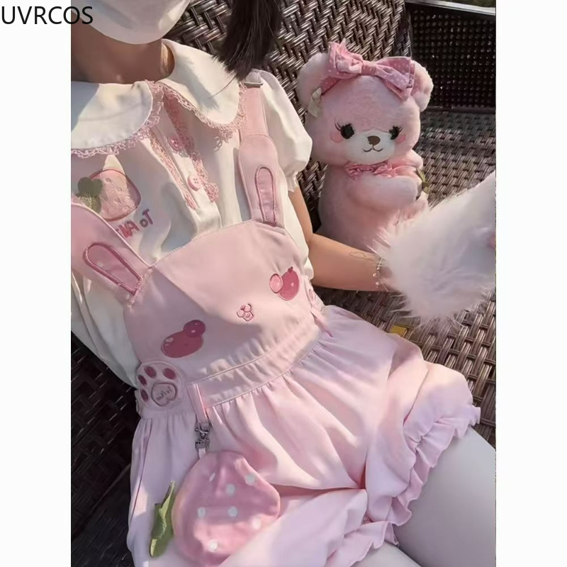 Japoński Kawaii śliczne spoden – Women'S Fashion Overalls recenzja i cena