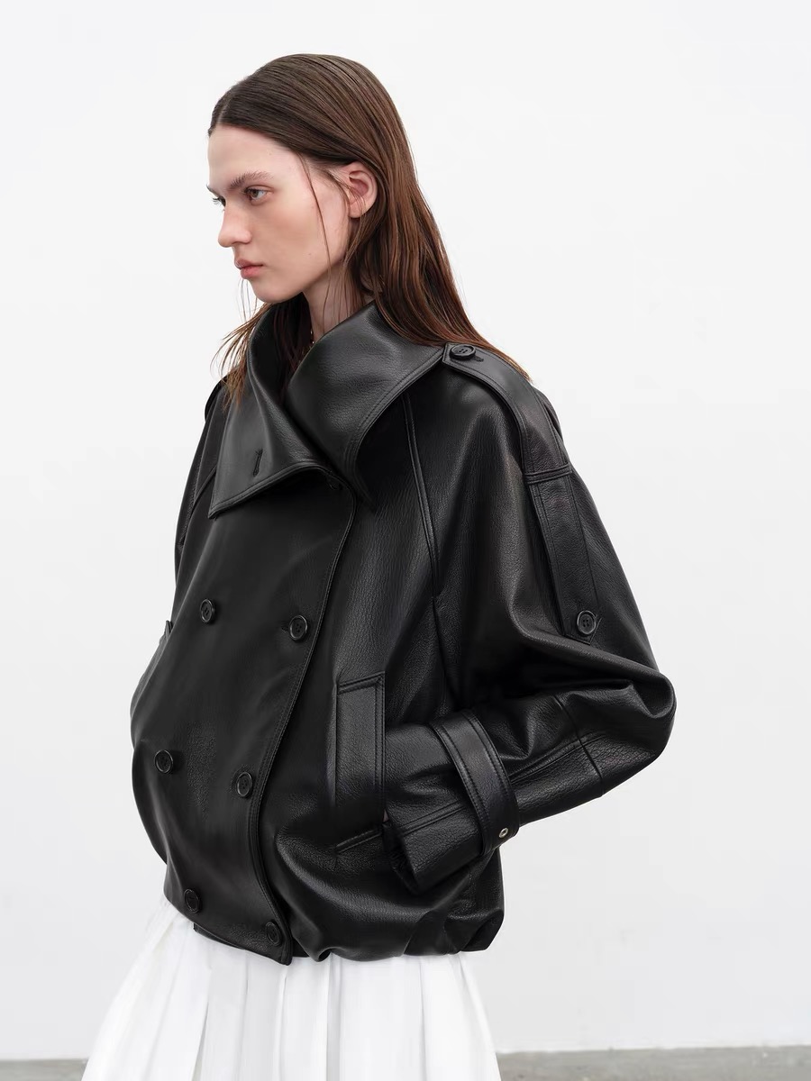 Modna kurtka damska ze skóry n – Women'S Fashion Leather Jacket recenzja i cena