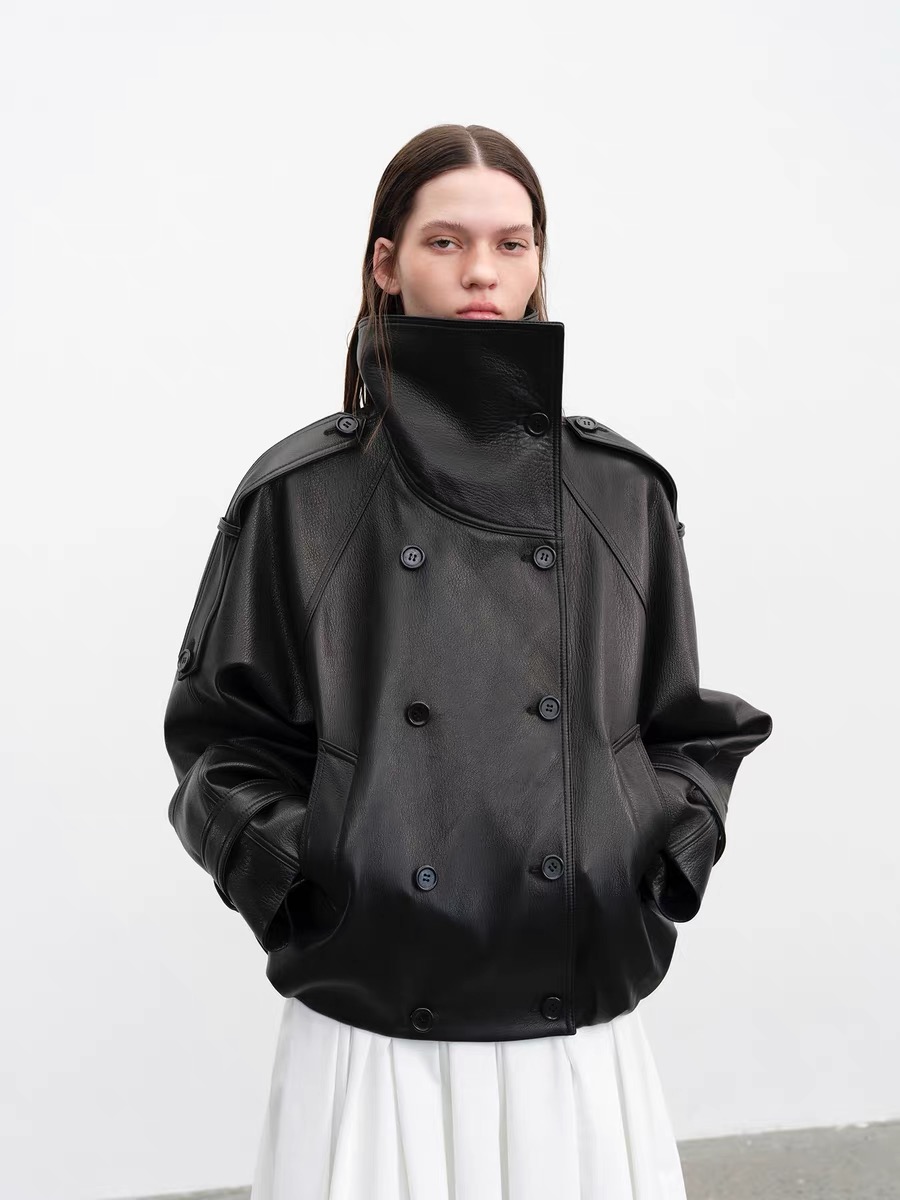 Modna kurtka damska ze skóry n – Women'S Fashion Leather Jacket recenzja i cena