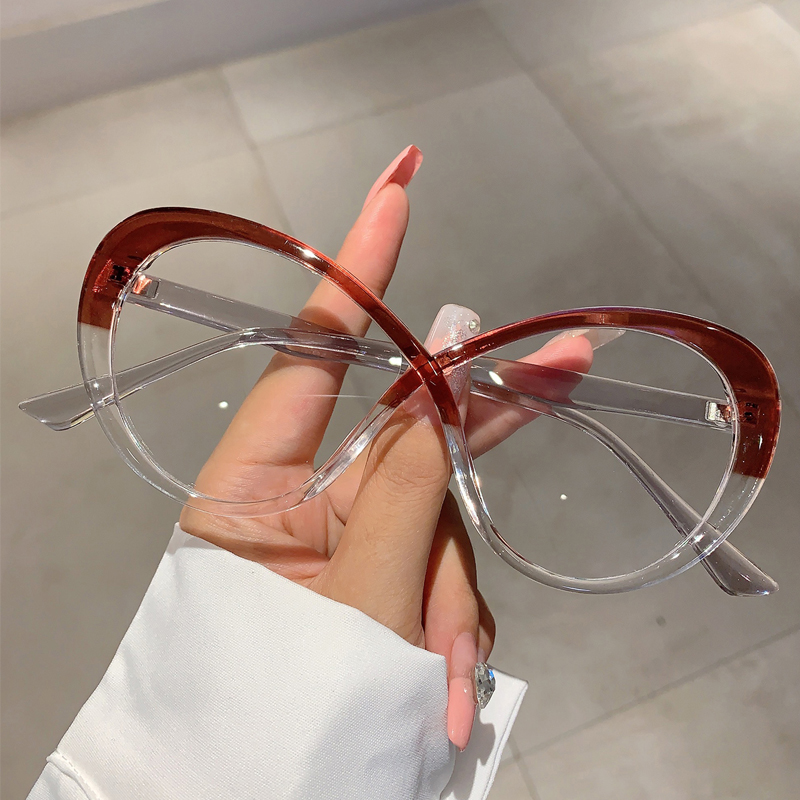 KAMMPT ponadgabarytowe owalne  – Women'S Fashion Glasses Non Prescription recenzja i cena