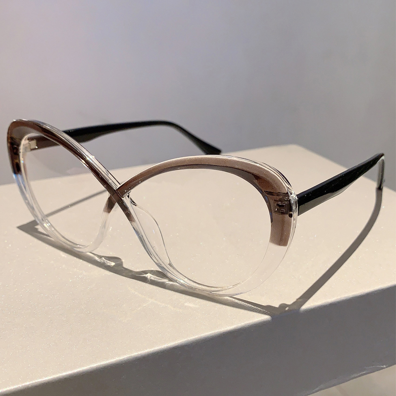 KAMMPT ponadgabarytowe owalne  – Women'S Fashion Glasses Non Prescription recenzja i cena