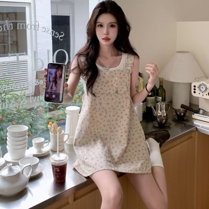 Letnia sukienka dżinsowa na ra – Women'S Fashion Overalls recenzja i cena