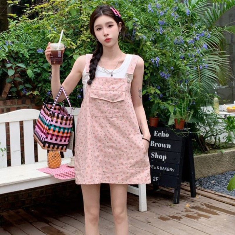 Letnia sukienka dżinsowa na ra – Women'S Fashion Overalls recenzja i cena