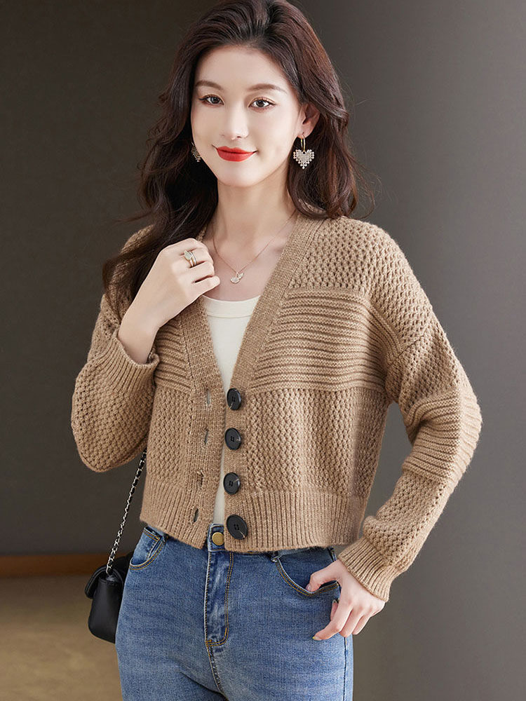Damski Krótki Sweter Rozpinany – Women'S Fashion Gilet recenzja i cena