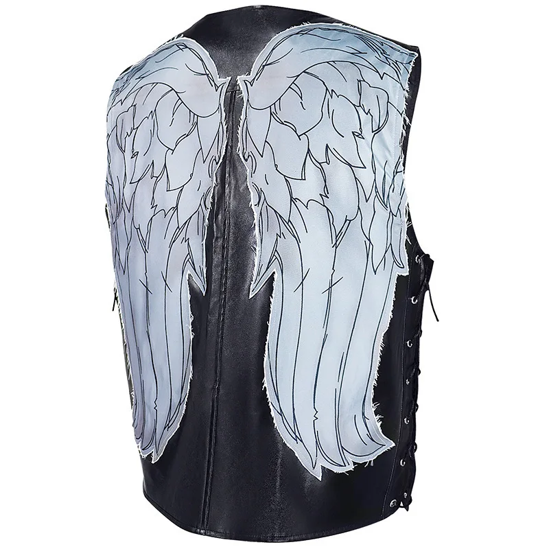 Kostium Daryla Dixona Cosplay  – Women'S Fashion Leather Jacket recenzja i cena