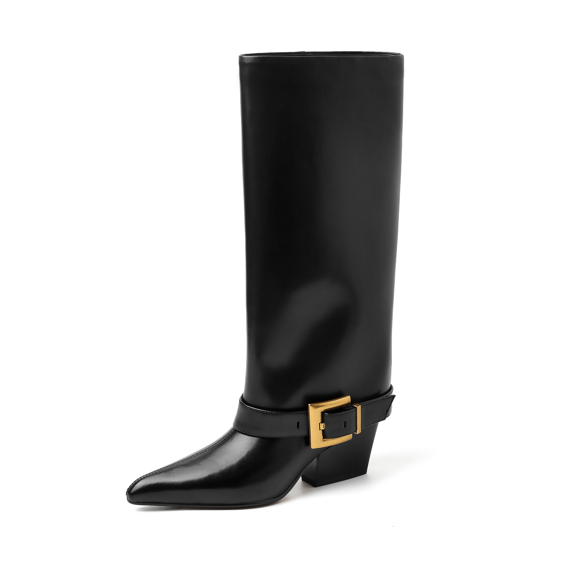 Kozaki damskie do kolan ze skó – Women'S Fashion Riding Boots recenzja i cena